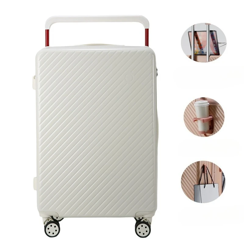 سفر الأعمال هارد شل سبينر الأمتعة 20 24 بوصة المقصورة TSA قفل توسيع خفيفة الوزن دائم سعة كبيرة مقبض واسع #2