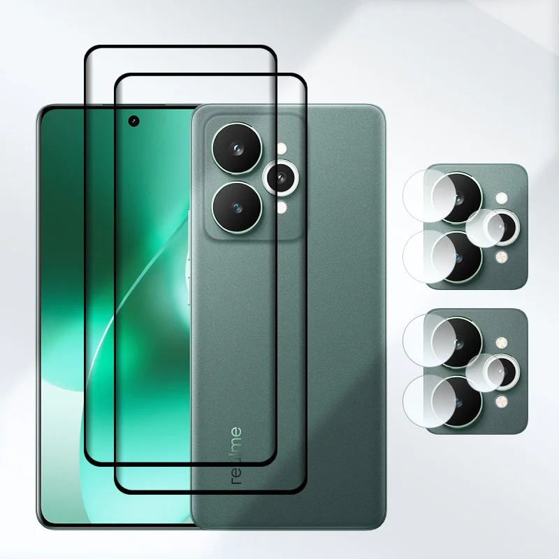 3D Curved Glass For Realme 15 Screen protector For Realme 15Pro Anti-Scratch Glass film For Realme 15 Soft fiber lens film