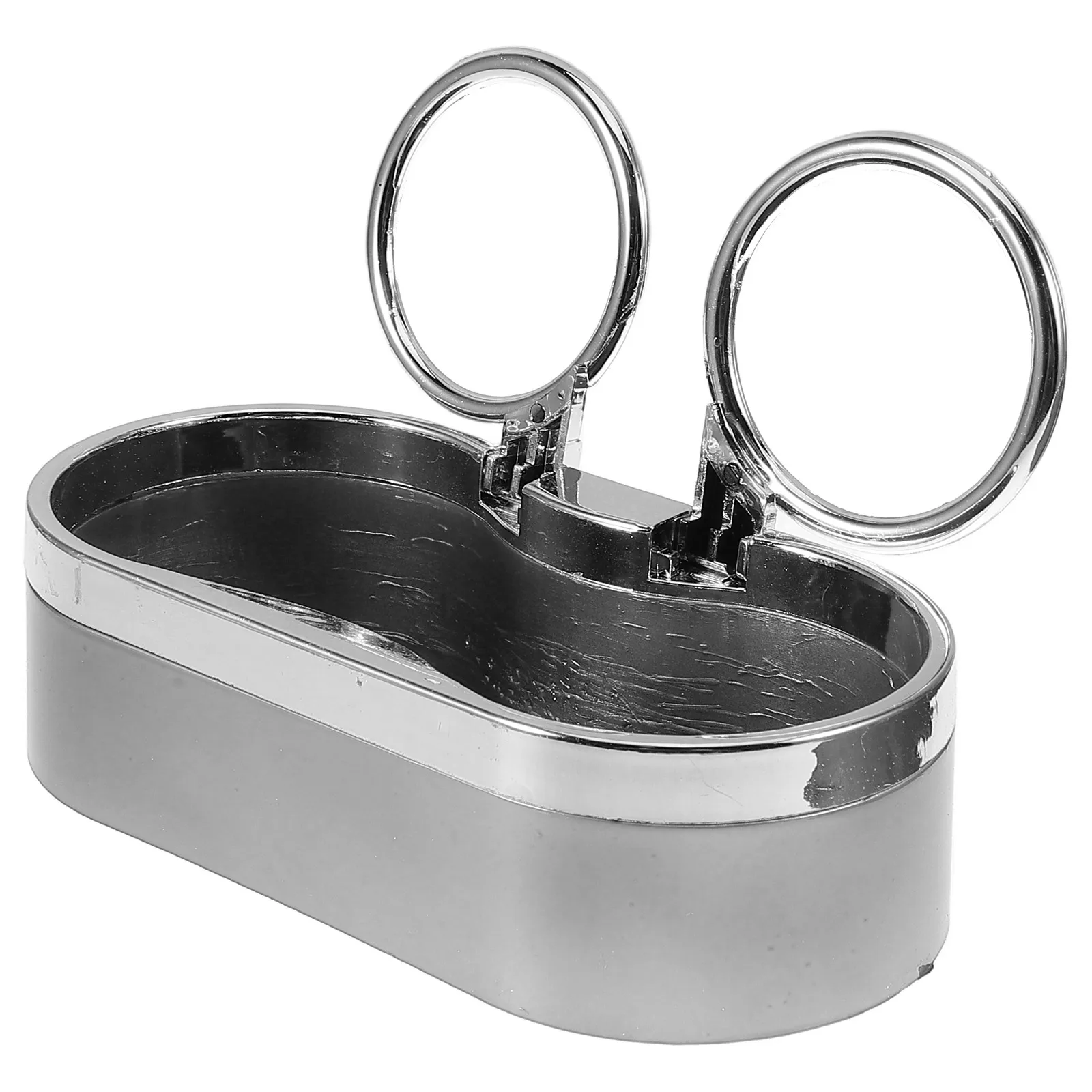 

Dual Cup Holder For Universal Abs Plastic Drink Organizer Multifunctional Bottle Rack Stable Spill-Proof Dual Can Holder Back