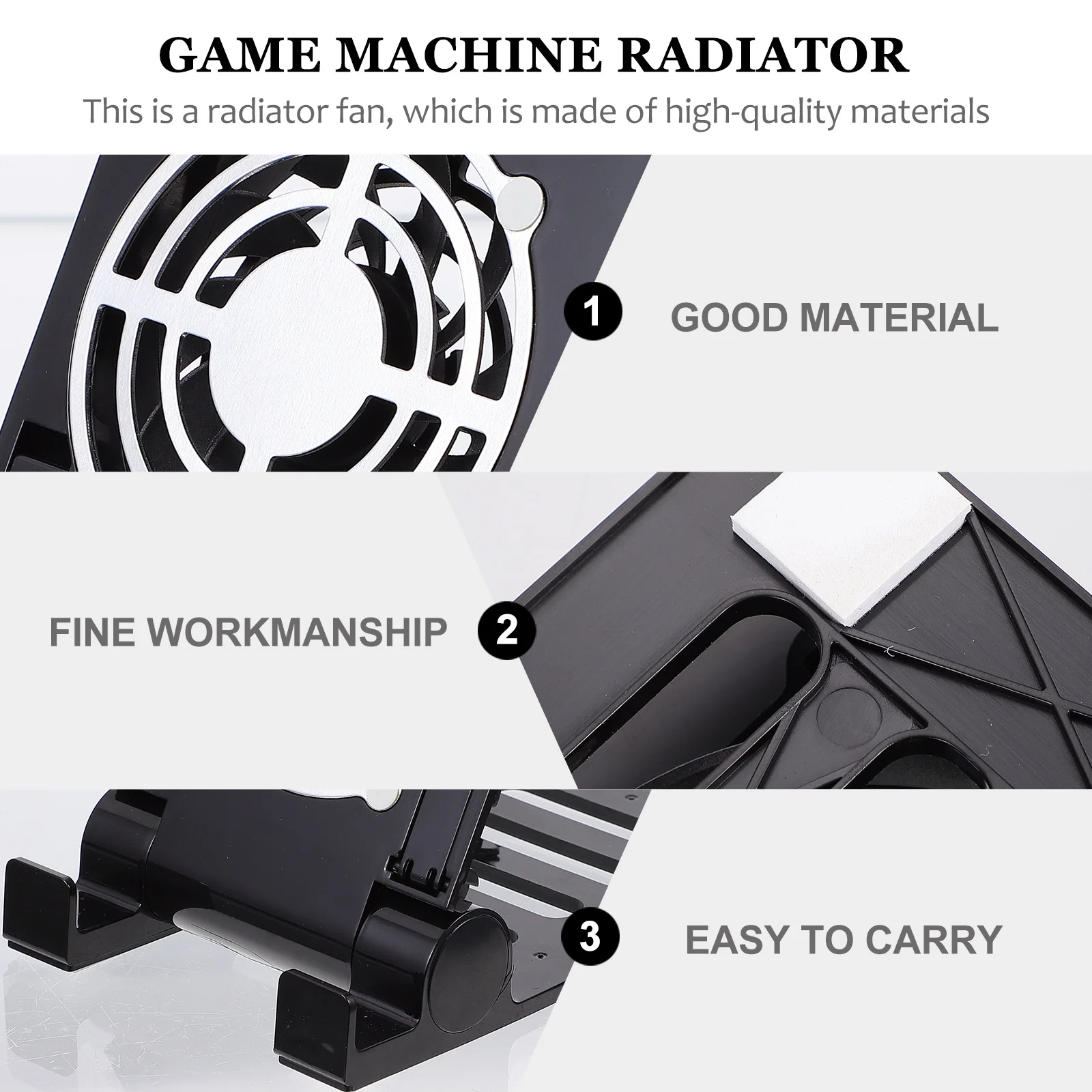 

Portable Phone Cooler Stand 3-In-1 Usb Cooling Fan For Mobile Tablet Switch Game Machine Aluminum Alloy Bracket Super Quiet Fast