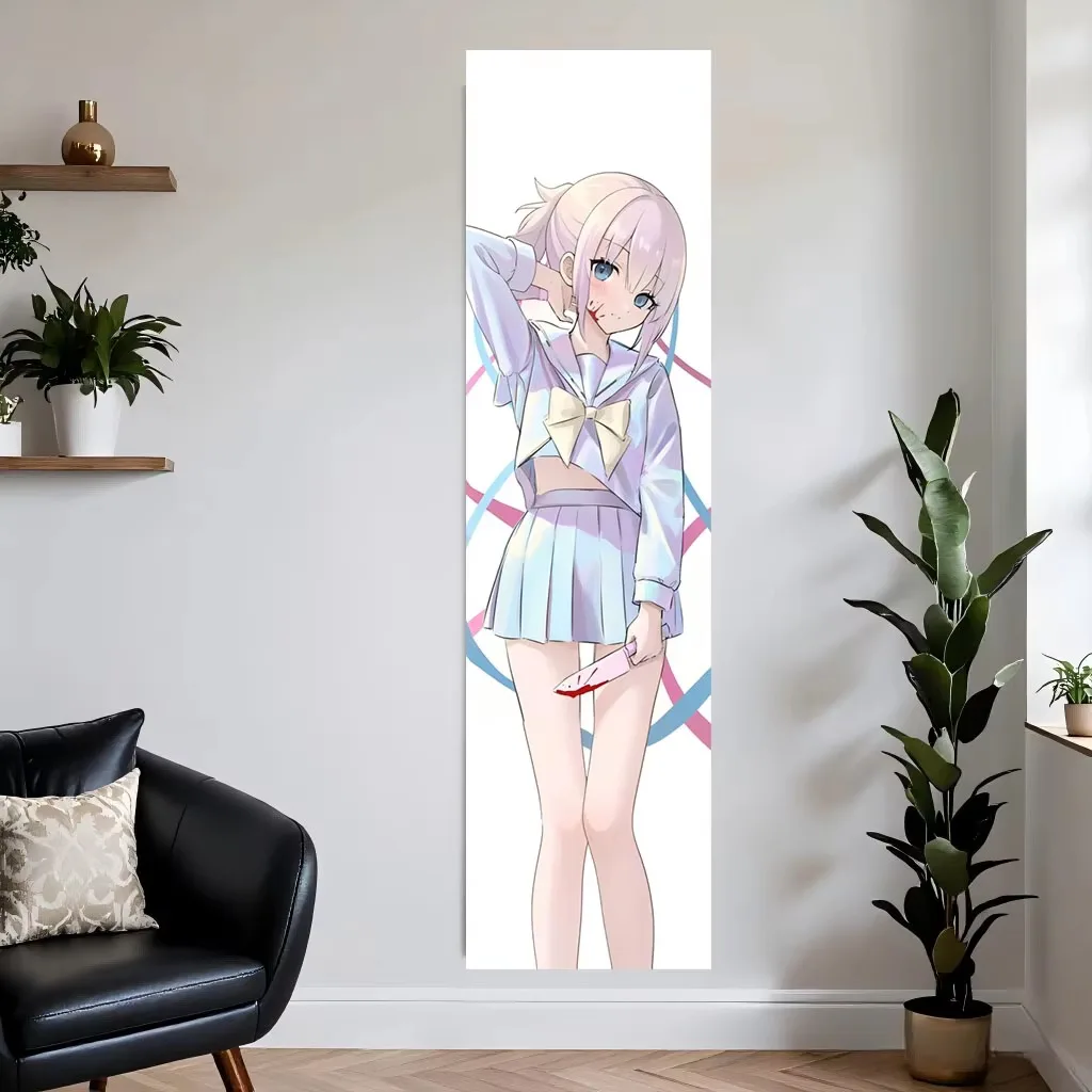 Pastel Dark Cute Anime Tapestry, Yami Kawaii Sailor Uniform OmgkawaiiAngel Wall Hanging Decor for Bedroom Dorm Indie Room Gift