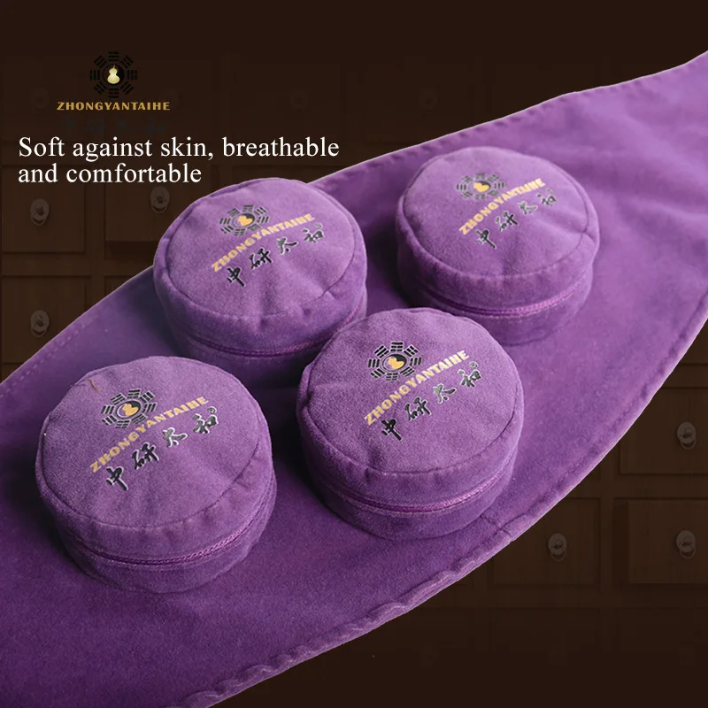 Smokeless Moxibustion Box Portable Moxibustion Moxa Cone Burner Box Set Rotary Temperature Regulating Cover Heating Therapy