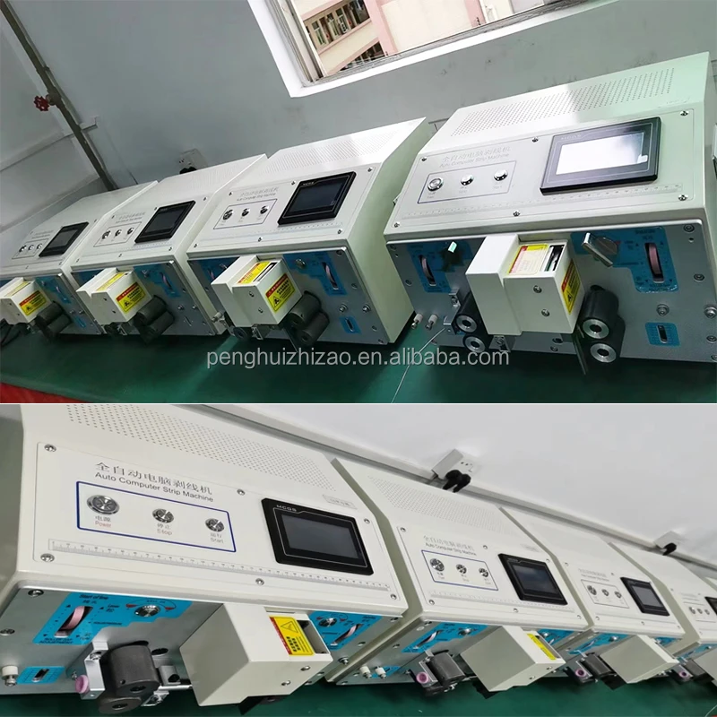 Máquina de corte e decapagem de fio de cabeça dupla 0,1-6SQMM