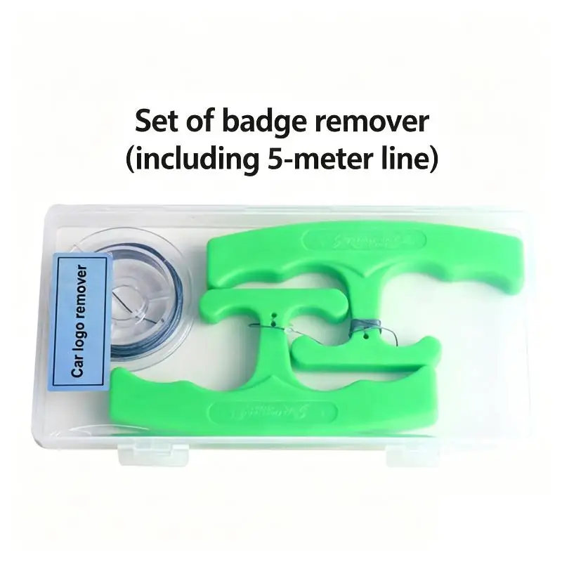 Car Emblem Remover Tool Kit Ergonomic Portable Design Fast Logo Badge Detachment No Scratch for Car Detailer Home Garage