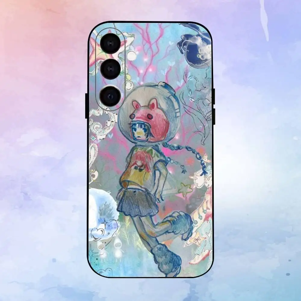 K-kikuo Anime Japan Music  Phone Case  For Samsung Galaxy A73,A72,A71,A70,A53,A52,A51,Others Soft Black Shell