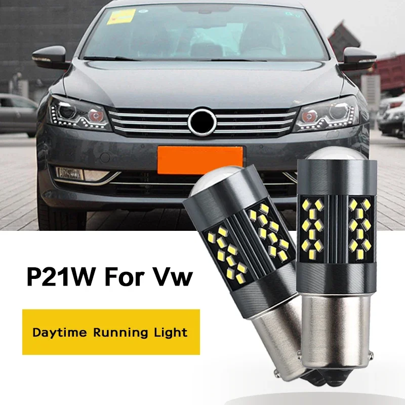 

2PCS 1156 P21W BA15S LED DRL Driving Daytime Running Day Fog Lamp Light For Volkswagen VW Passat B7 2011 2012 2013 2014