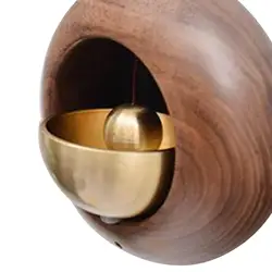 Wood Shopkeepers Bell Ornaments Creative Gate Bell Chime Door Opening for Entrance Fridge Farmhouse Windows Office
