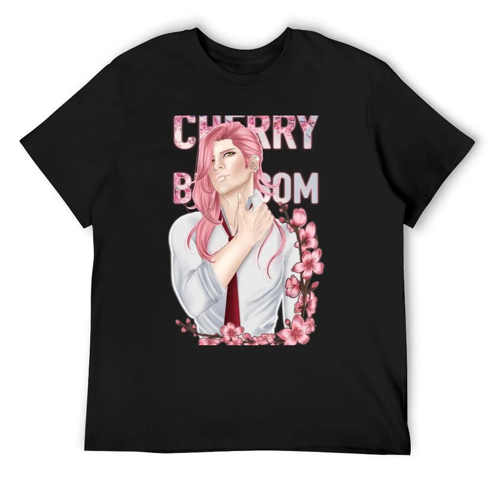 

Футболка Cherry Blossom SK8, футболка большого размера с рисунком, персонализированная футболка, новое издание, мужские рубашки с рисунком