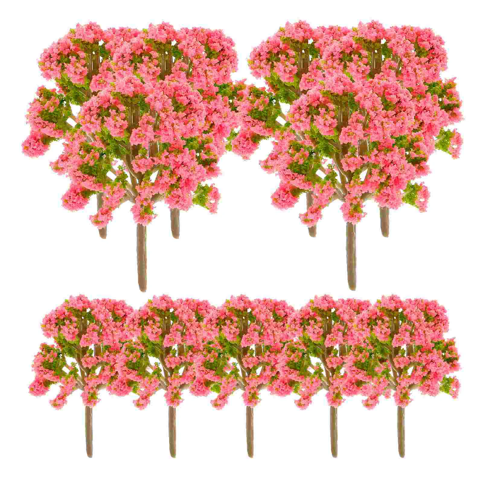 

20 Pcs Model Tree Train Material Building Sand Table Mini Plastic Miniature Trees for Diorama