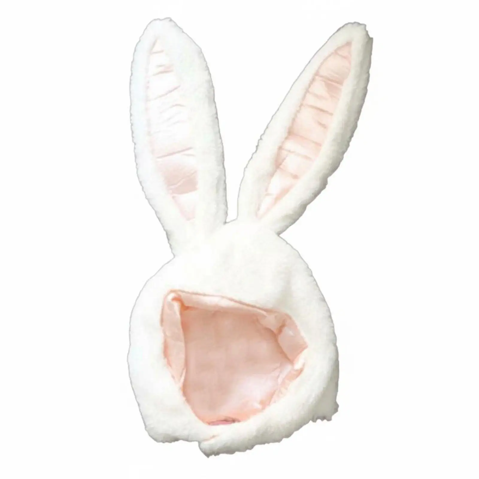 Long Ear Bunny Cap Photo Prop Furry Hare Hood Cute Design Hare Ear Hat for