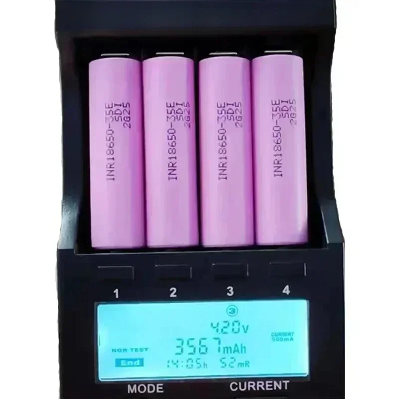 Battery Li-ion 3.7v Rechargable Battery For 18650 3500mAh 25A Discharge INR18650 35E 3500mAh 18650