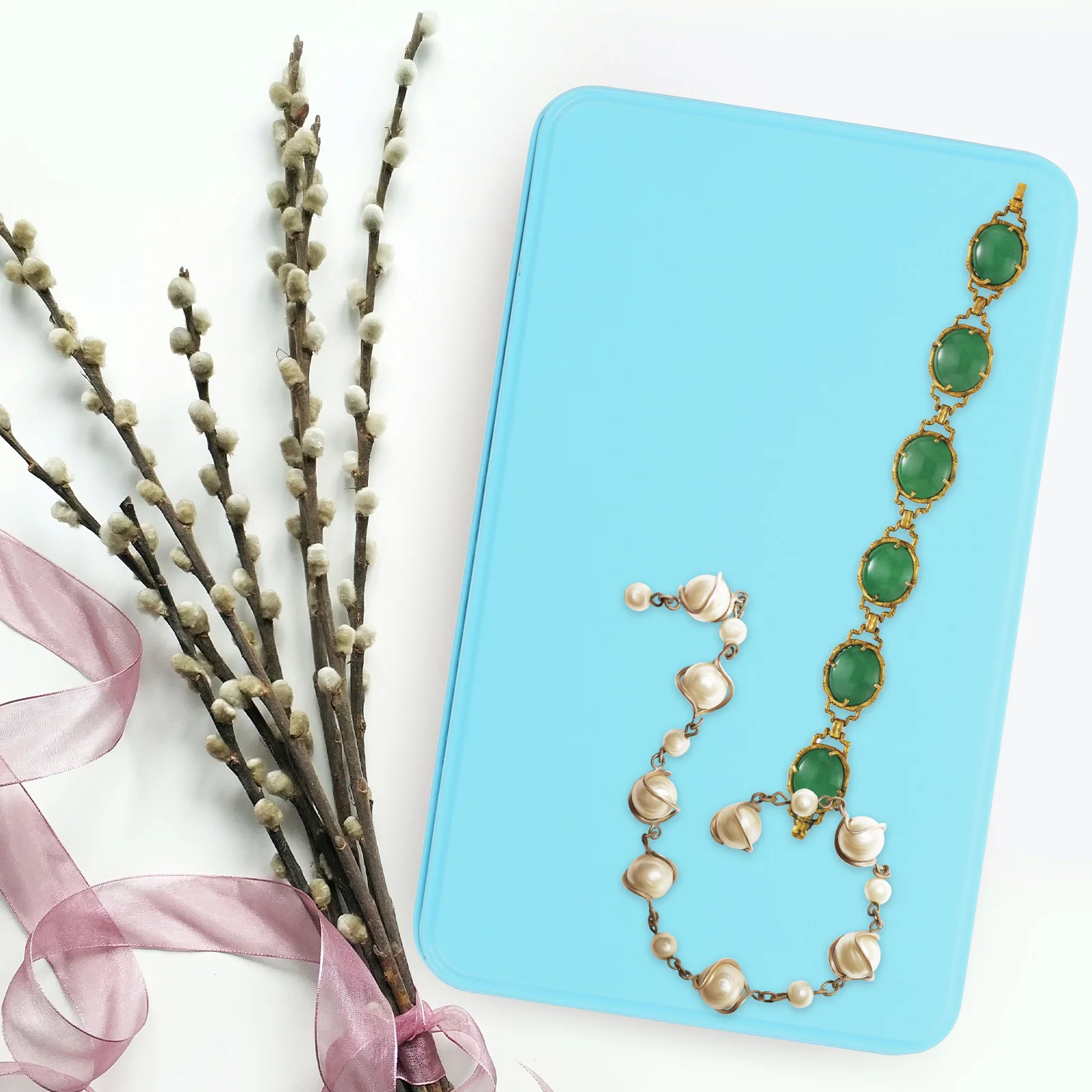 

3Pcs Small Tinplate Storage Box Rectangle Tin Box with Lid Candy Gift Jewelry Organizer Tinplate Can Small Tins with Lids