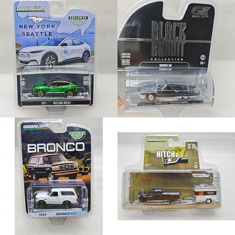 

Greenlight 1:64 Mustang Mach-E Thunderbird Convertible Rima XLT Ram 2500 Series Alloy Die Casting Model Collect Ornaments
