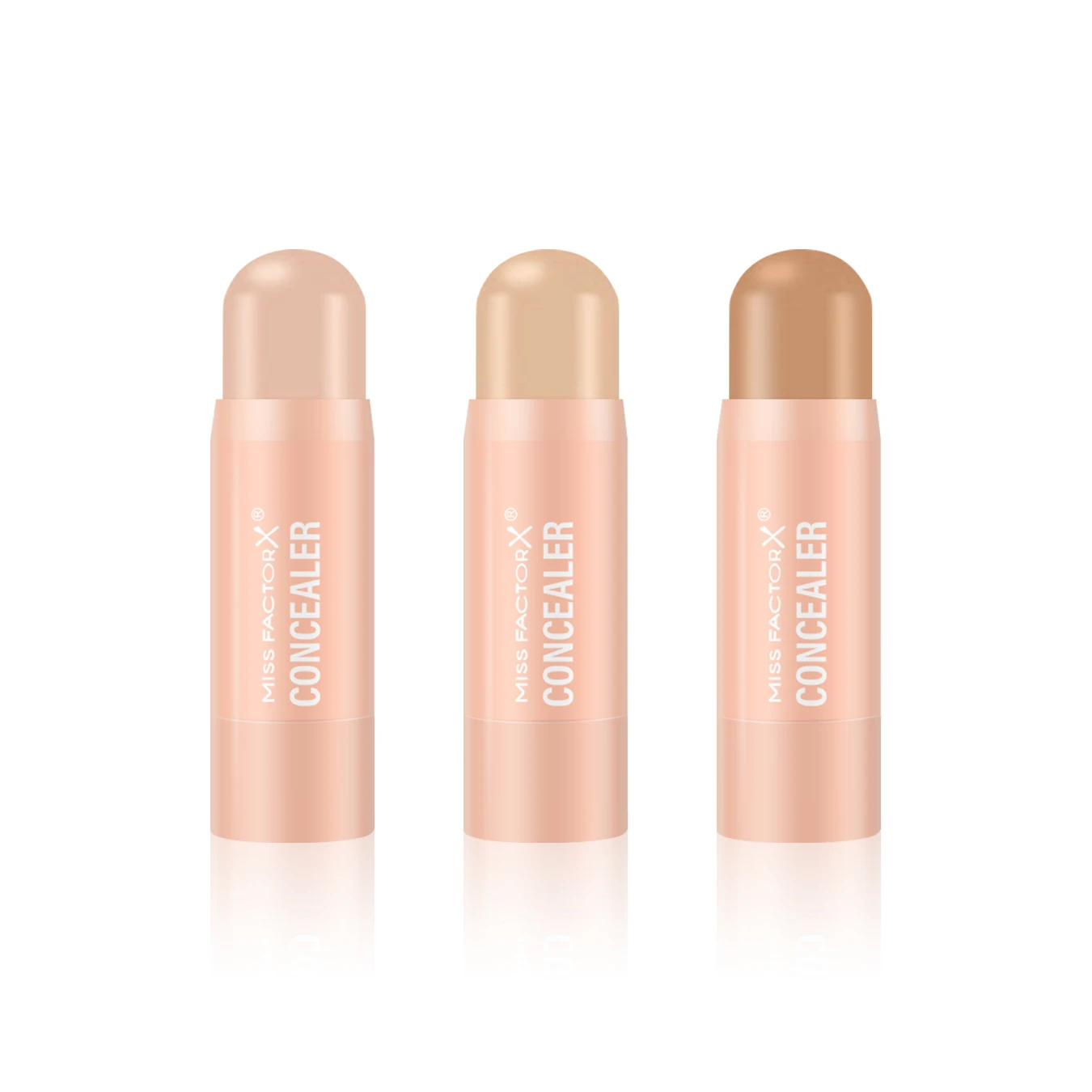 24 Teile/schachtel 3-farbiges Concealer-Set, natürlich aufhellend, deckt Speckle Akne Print Black Eye Tear Groove ab, nicht leicht zu entfernendes Make-up