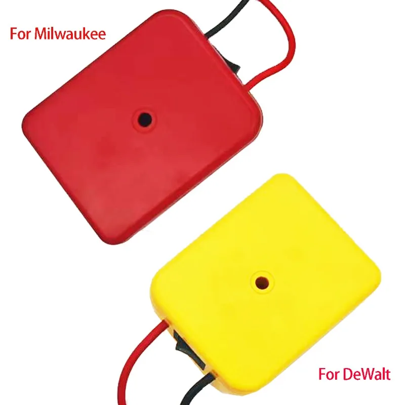

For Dewalt/Milwaukee 18V/20V XR series Lithium Battery 30A Fuse I/O Switch Parts External Power Supply DIY Connector Adapter