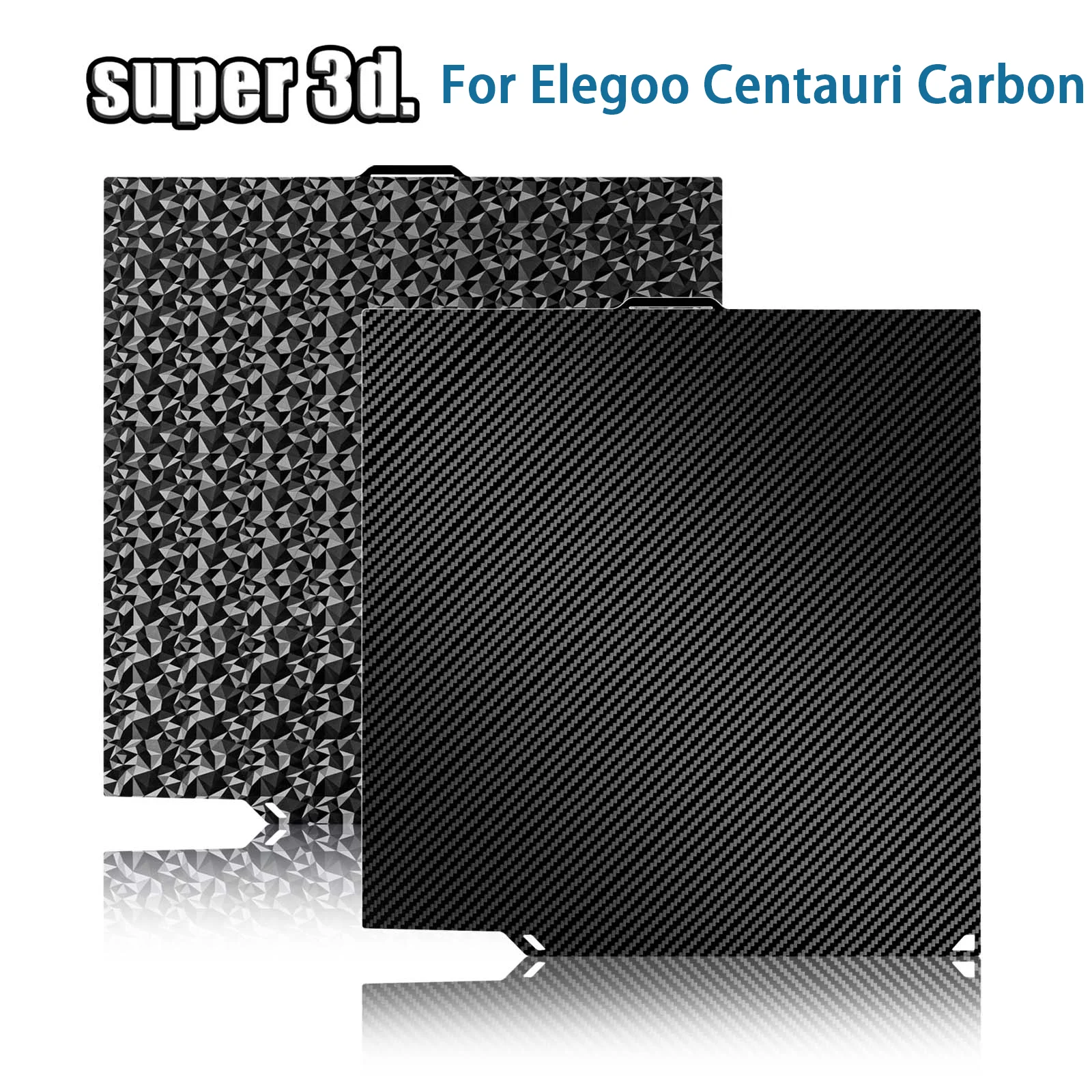 

Углеродная конструкционная пластина Elegoo Centauri, гладкая пластина PEO, нагревательная платформа из углеродного волокна, лист пружинной стали, аксессуары для 3D-принтеров Elegoo