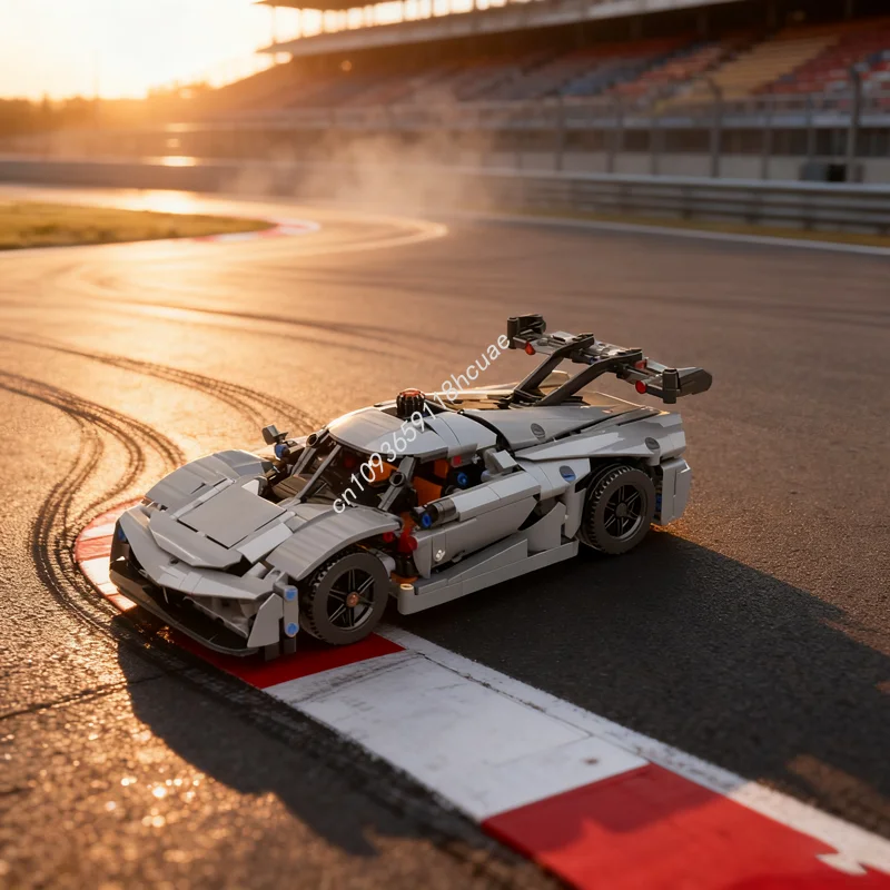 51pcs MOC Jesko Attack Mod Technical Model Building Blocks Assemble DIY Christmas Gifts Creative Toys Idea Education