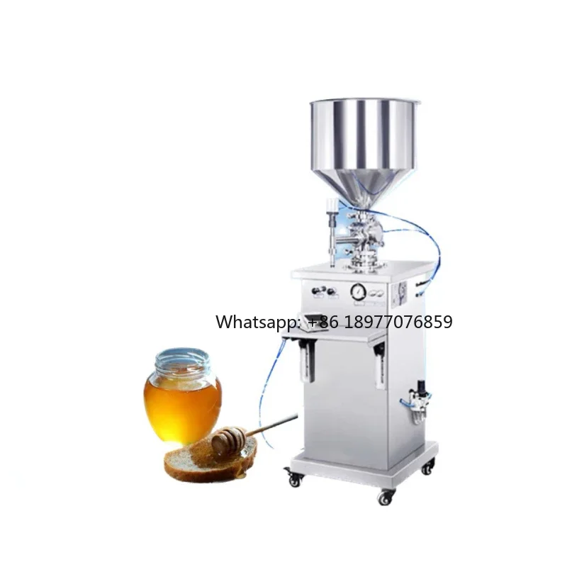 Electric Semi-Automatic Vertical High Accuracy Paste Filling Machine for Food Chemical Energy Saving Eco-Friendly for Barrels