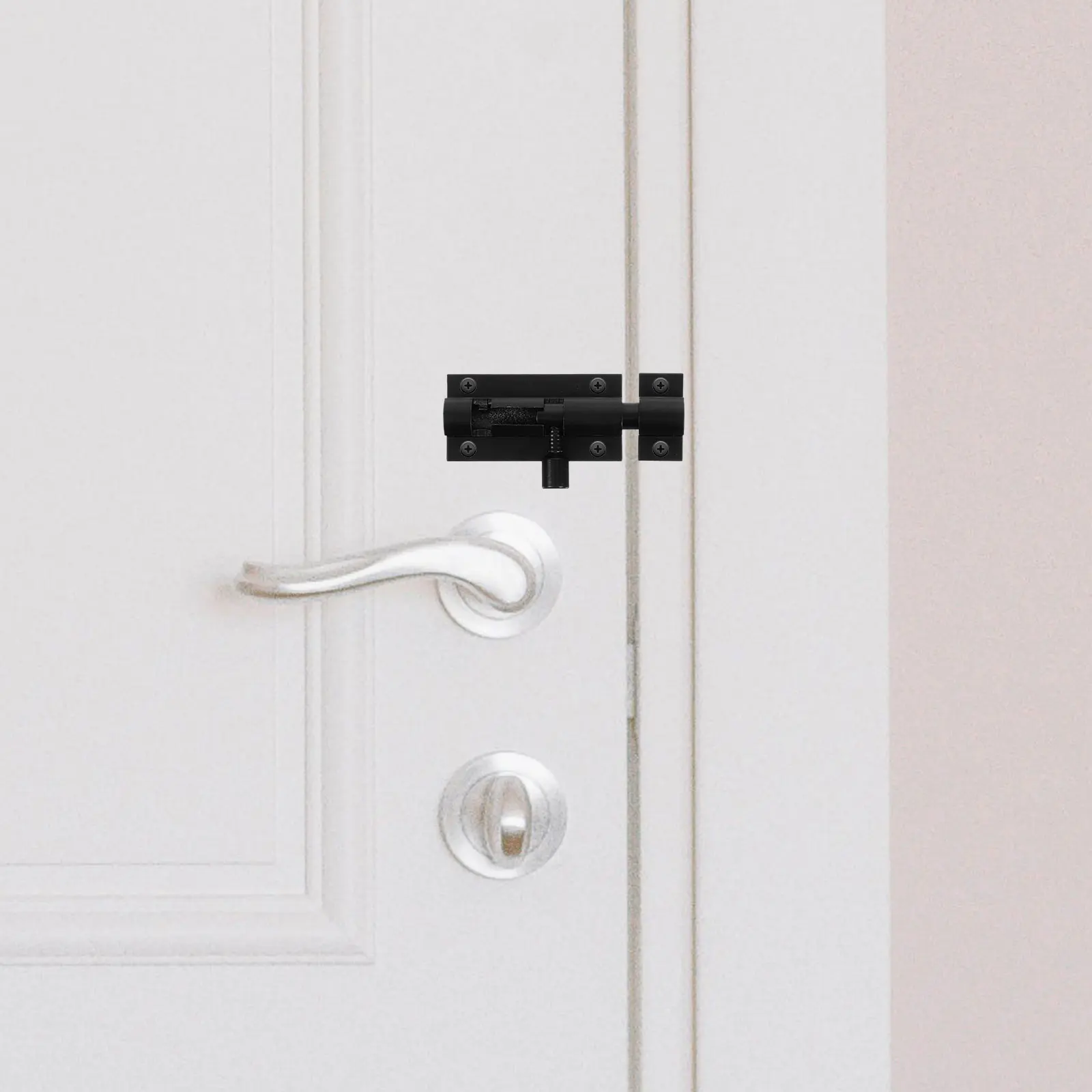 

2pcs Metal Security Slide Bolt Locks For Barn Gate Wood French Hardware Shed Toilet Bathroom Use Sturdy Aluminum Alloy Easy