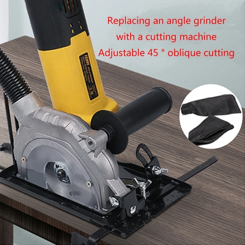 Soporte para lijadora en ángulo R2LD, soporte para amoladora angular ajustable 45 grados, accesorios para amoladora angular