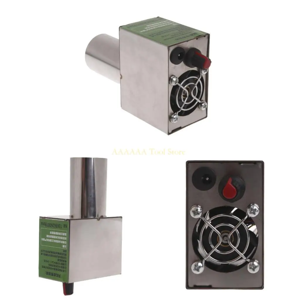 

A2BE 5V 2A Blower Fan High-Performance Efficiency 12x3.8cm Quiet Cooling Blower Starter Fan for Charcoal Camping