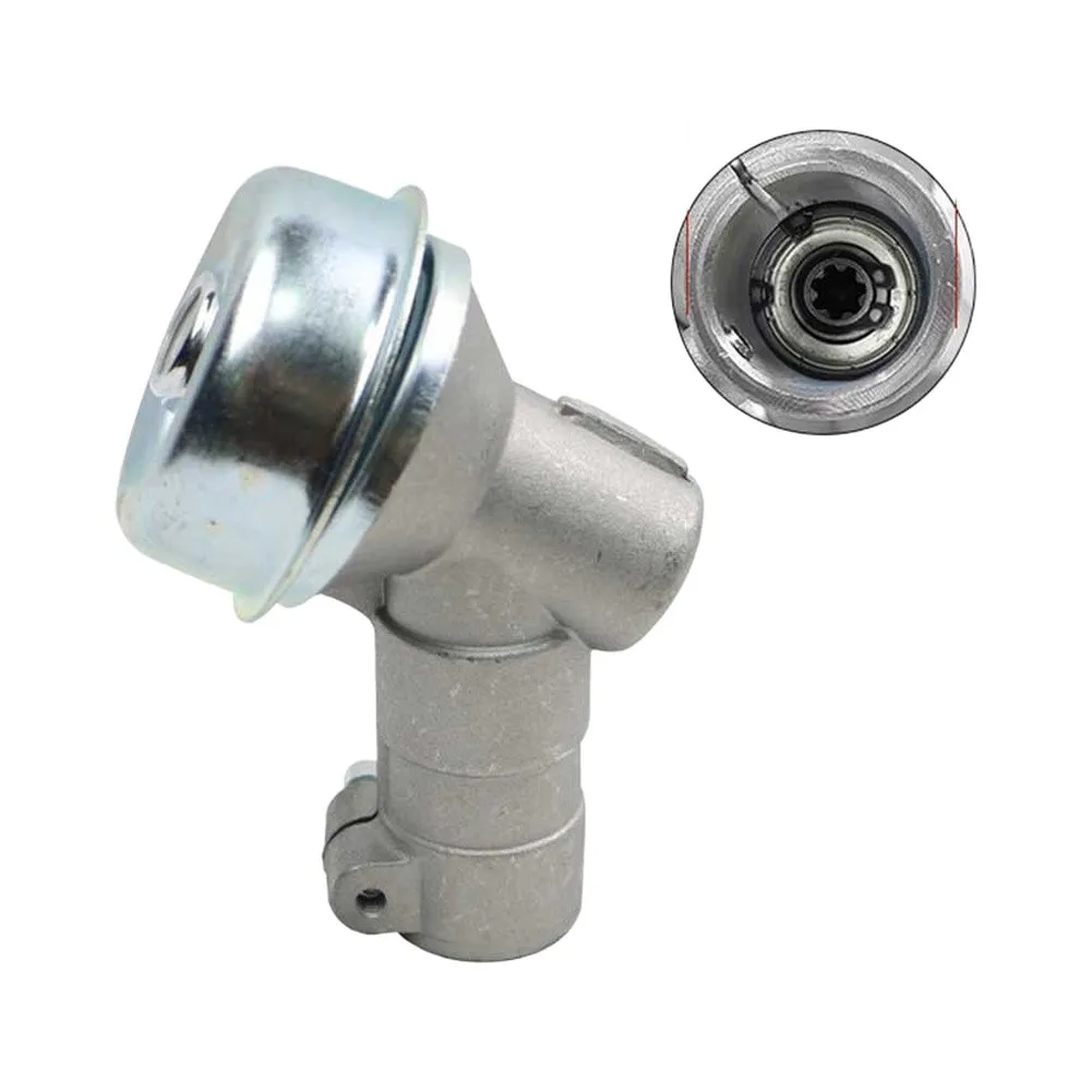 7-Tooth Transmission Gear Head for Brush Cutter Operating Rod 24mm Shaft Diameter Compatible with FS55 FS56 FS70