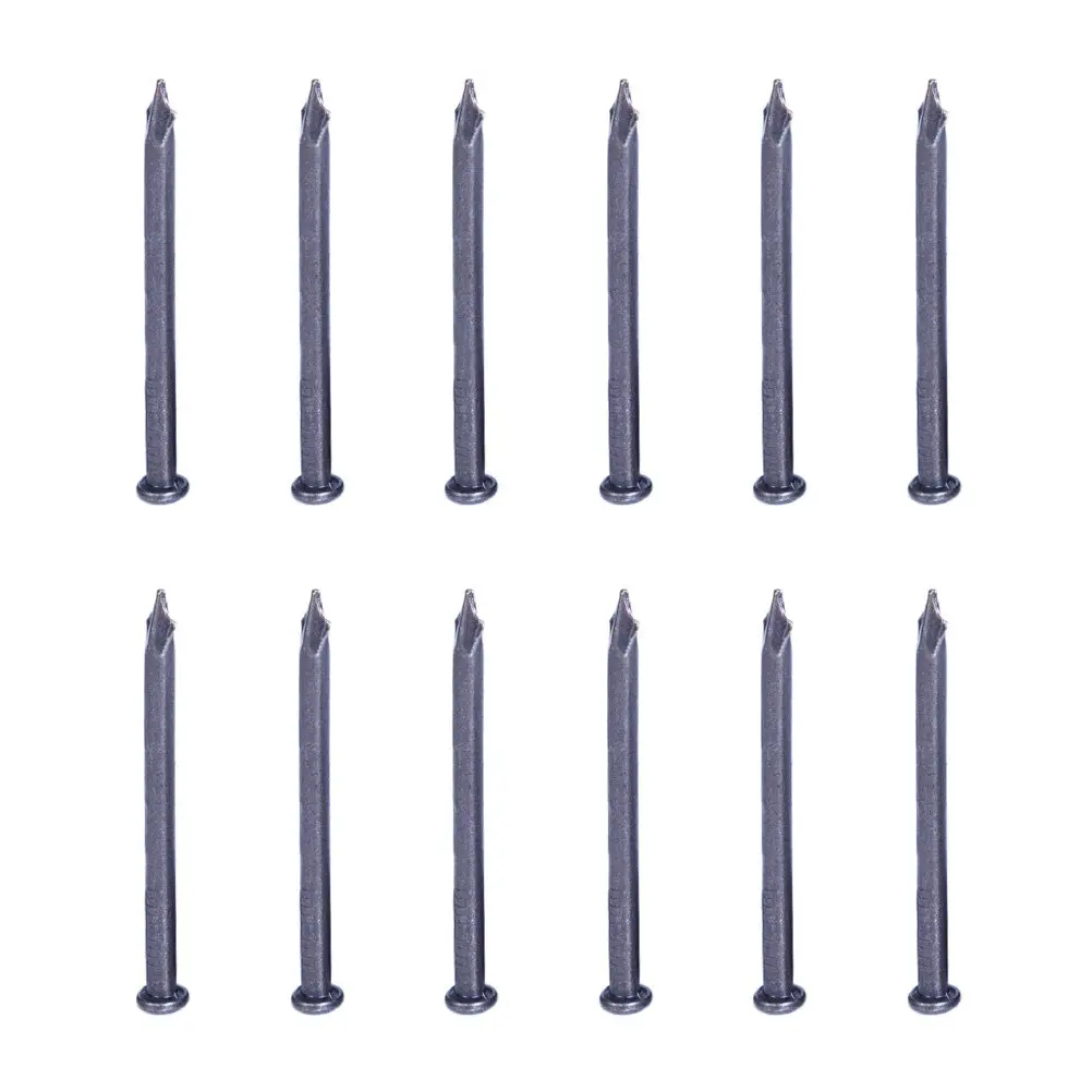 50Pcs Carbon Steel Cement Nails Point Tip Thickened Treatment Wall Steel Nails Concrete Use Black Plated Corrosion Resistant view 6