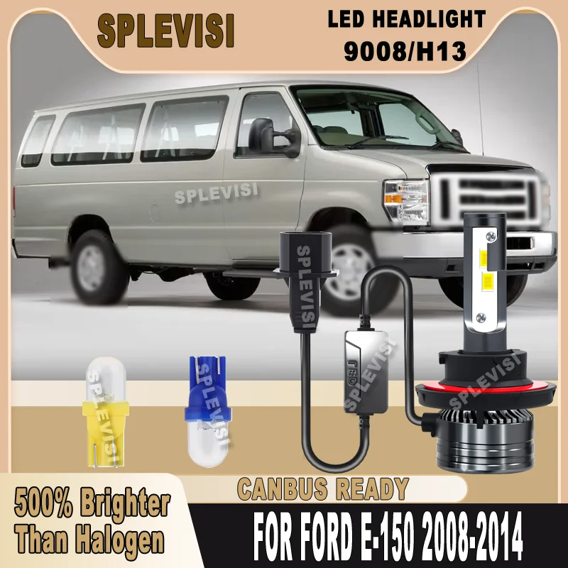 

36000LM/Pair 6000K White Lighting the way forward Waterproof LED HEADLIGHT For Ford E-150 2008 2009 2010 2011 2012 2013 2014
