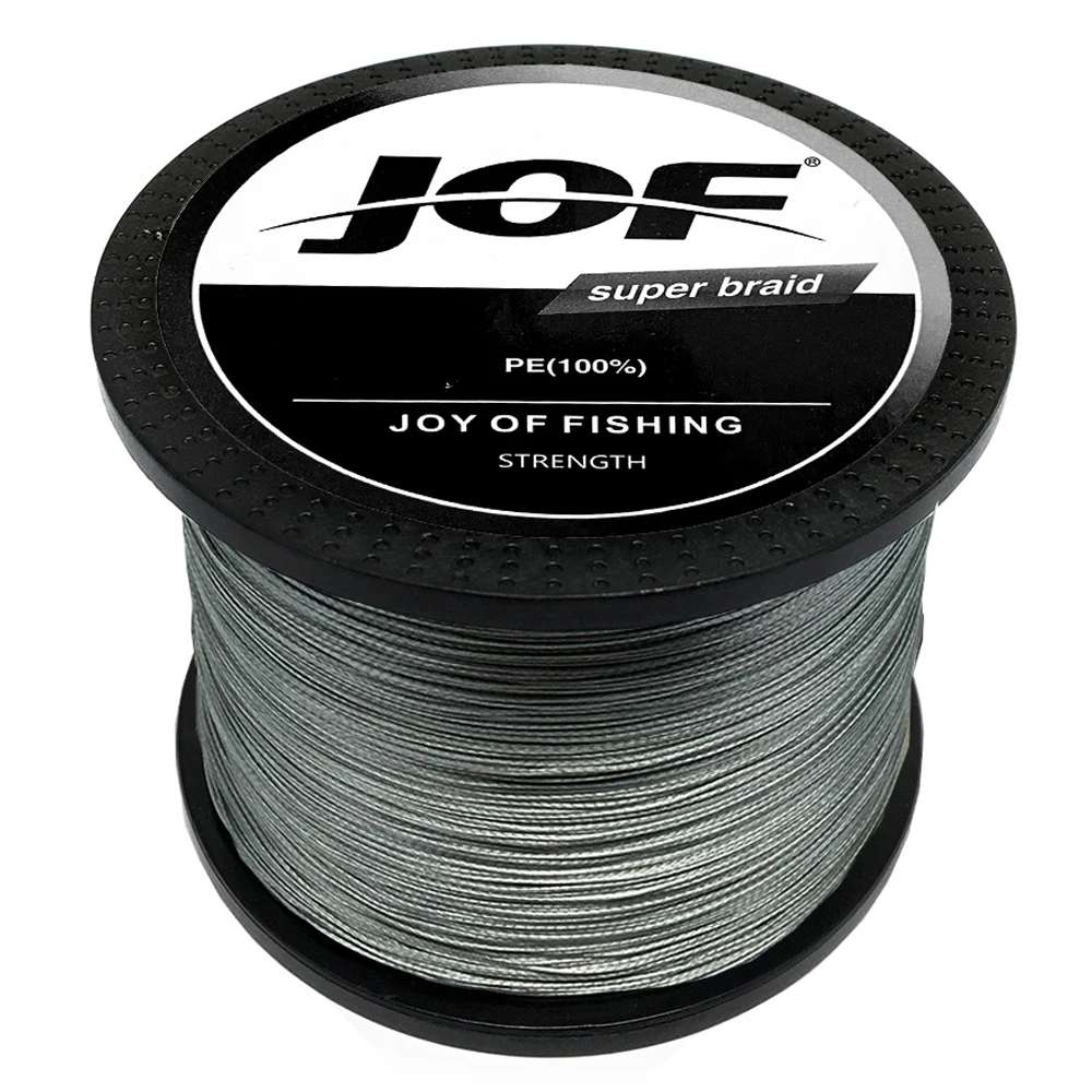 JOF 1000m 500m 300m 100m 12/9/8 Strands PE Braid Multicolor Super Power Japan Multifilament Line for Crap Fishing