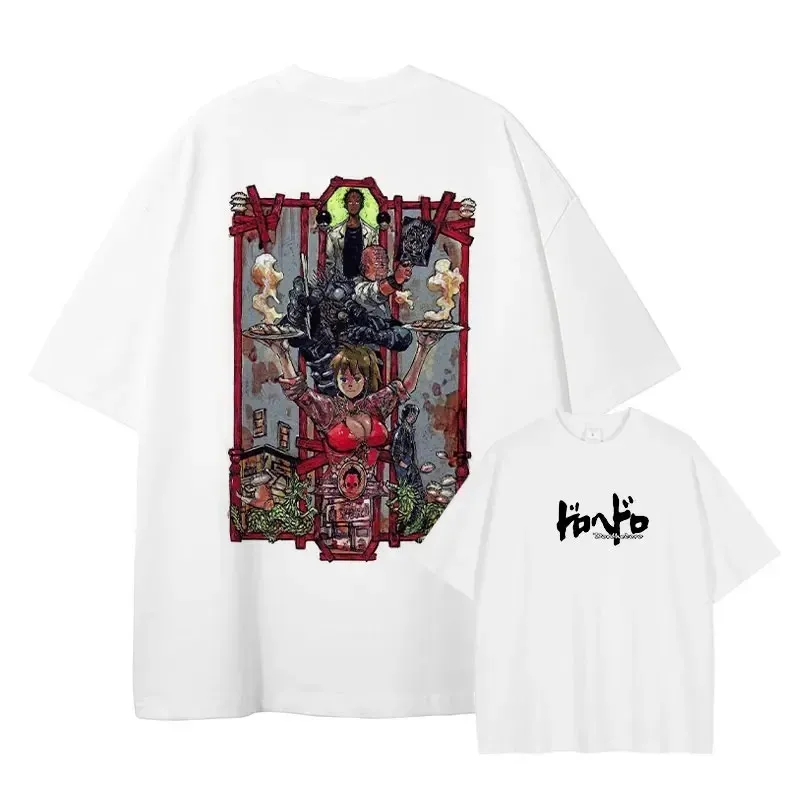 Dorohedoro T-shirt Year round clothing personality Clothes Plus Size UnisexNew Model Couples Y2k Short Sleeves high quality tee