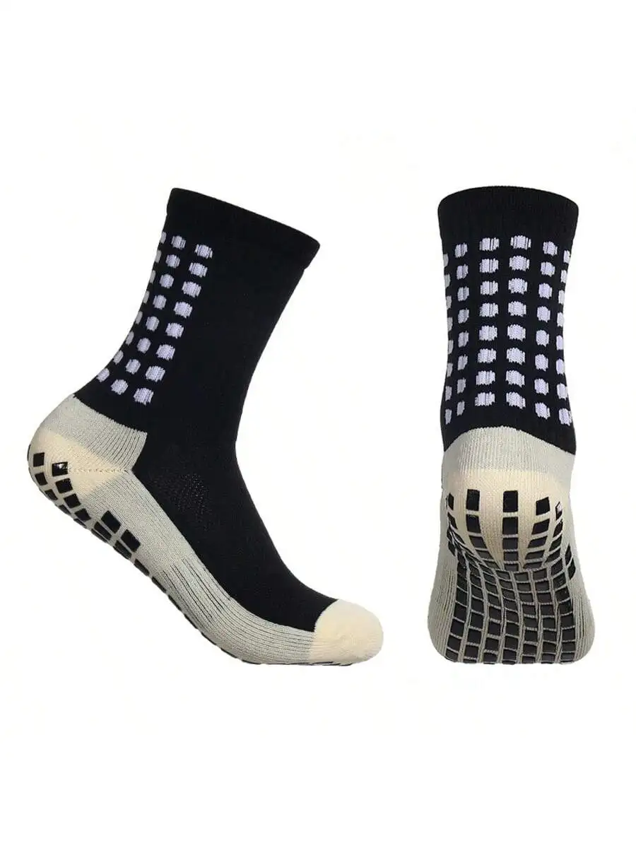 3피스 유니섹스 스포츠 세트 - 퍼포먼스 양말, 레그 슬리브 및 논슬립 축구 타이츠 (축구, 하이킹, 체육관 훈련, 사이클링용)