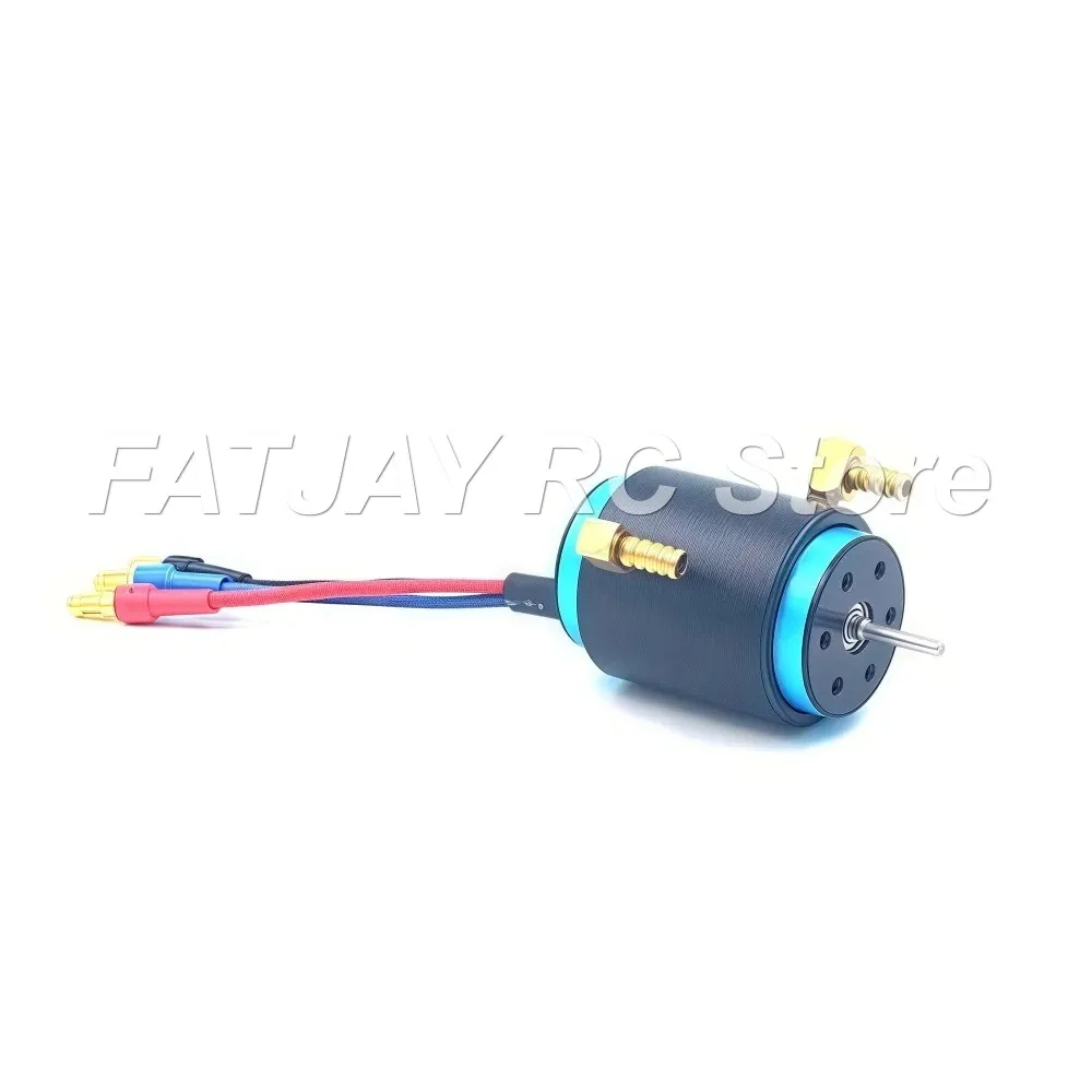 FATJAY 2440 4300KV Water Cooling Inrunner Motor 4-poles 2.3mm Shaft RC 70cm Boat 1/16 1/18 Car