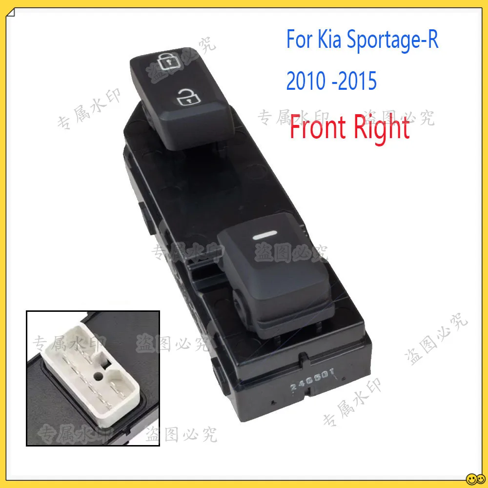 

Front Right Window Switch for Kia Sportage 2010 2011 2012 2013 2014 2015 Electric Glass Lifter Control Button Car Accessories