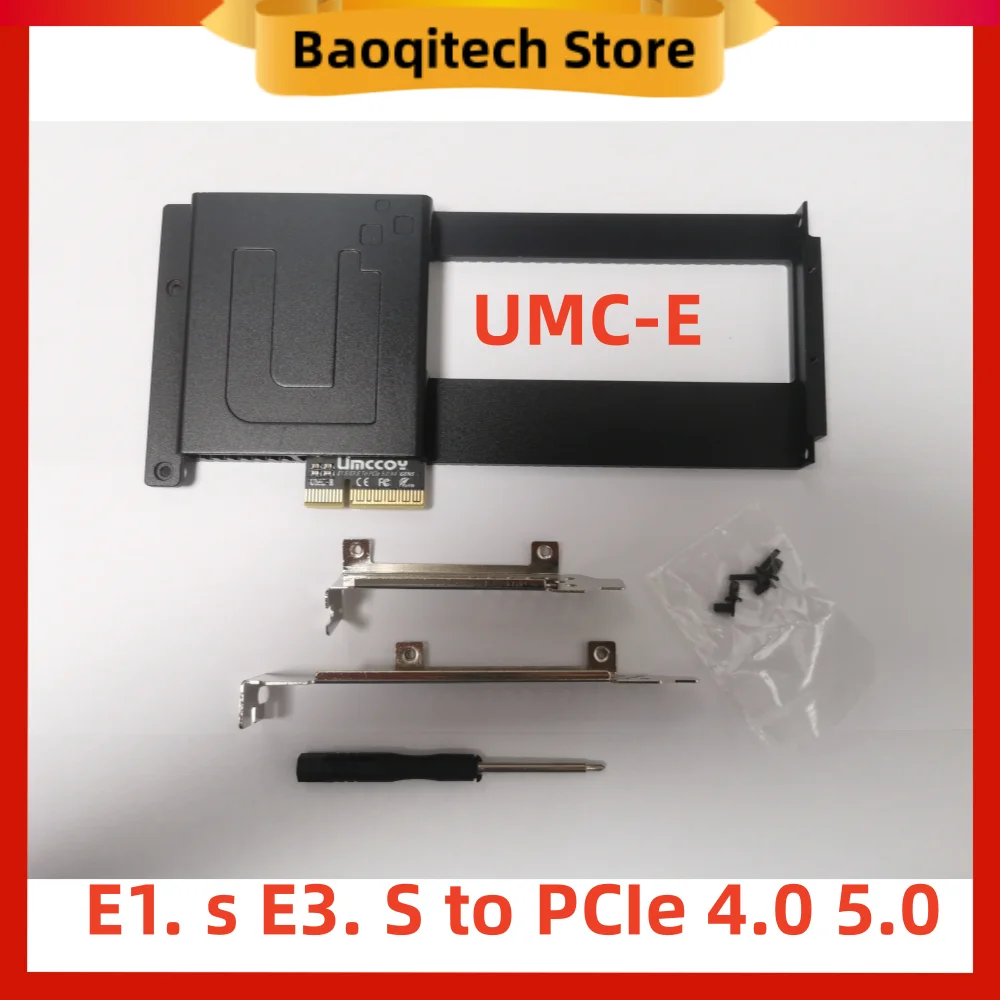 E1. s E3. S to PCIe 4.0 5.0 adapter card NVMe SSD to PCIe × 4 5.0 half height card solid-state drive adapter card FOR P5801X CD6