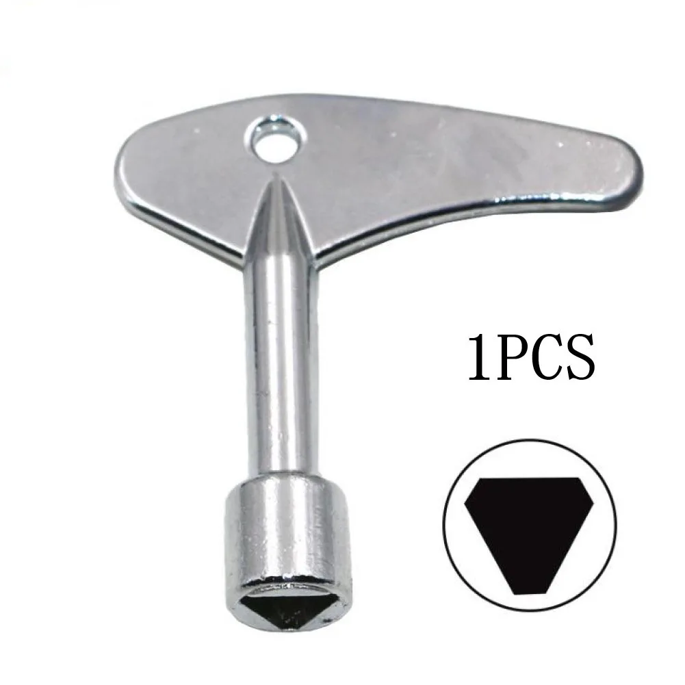 1X High Quality Internal Triangle Wrench Elevator Water Meter Valve  Key Multi-functional Internal Triangle Key Wrench Home Tool