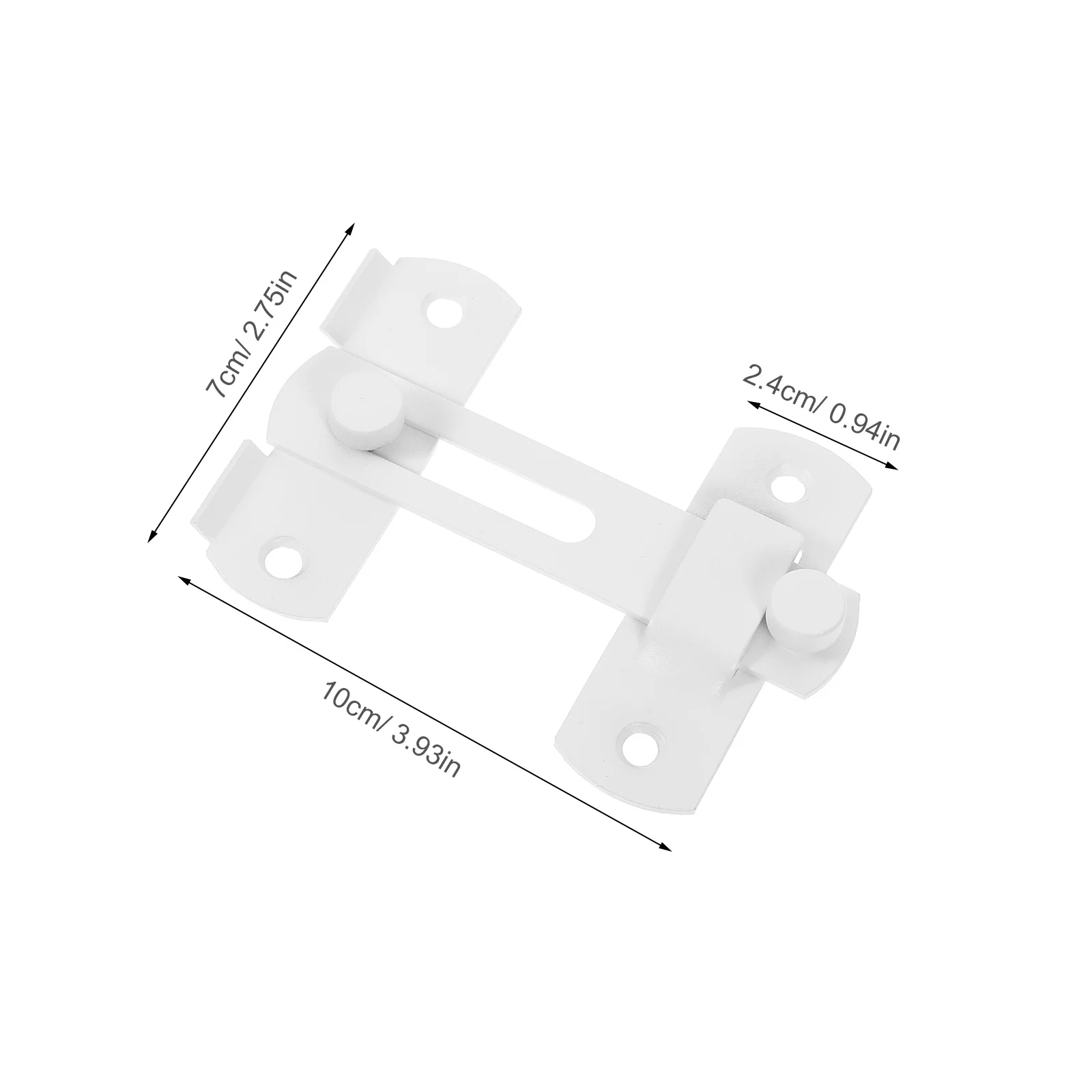 Zamek zatrzaskowy ze stali nierdzewnej do użytku na zewnątrz i wewnątrz, do bram, ogrodzeń, szop, łazienek, ogrodów.