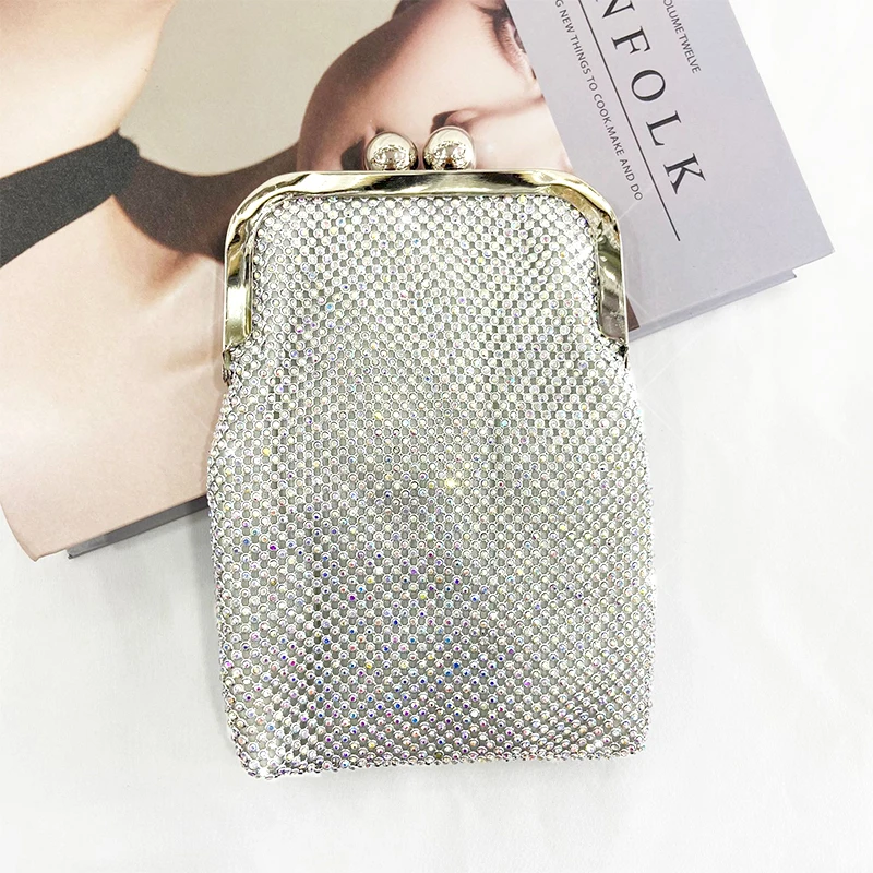 

Fanny Pack for Women Luxury Brand Designer Waist Bag 2023 Mini Rhinestone Purse Big Thick Chain Evening Lipstick Belt Bag Extr