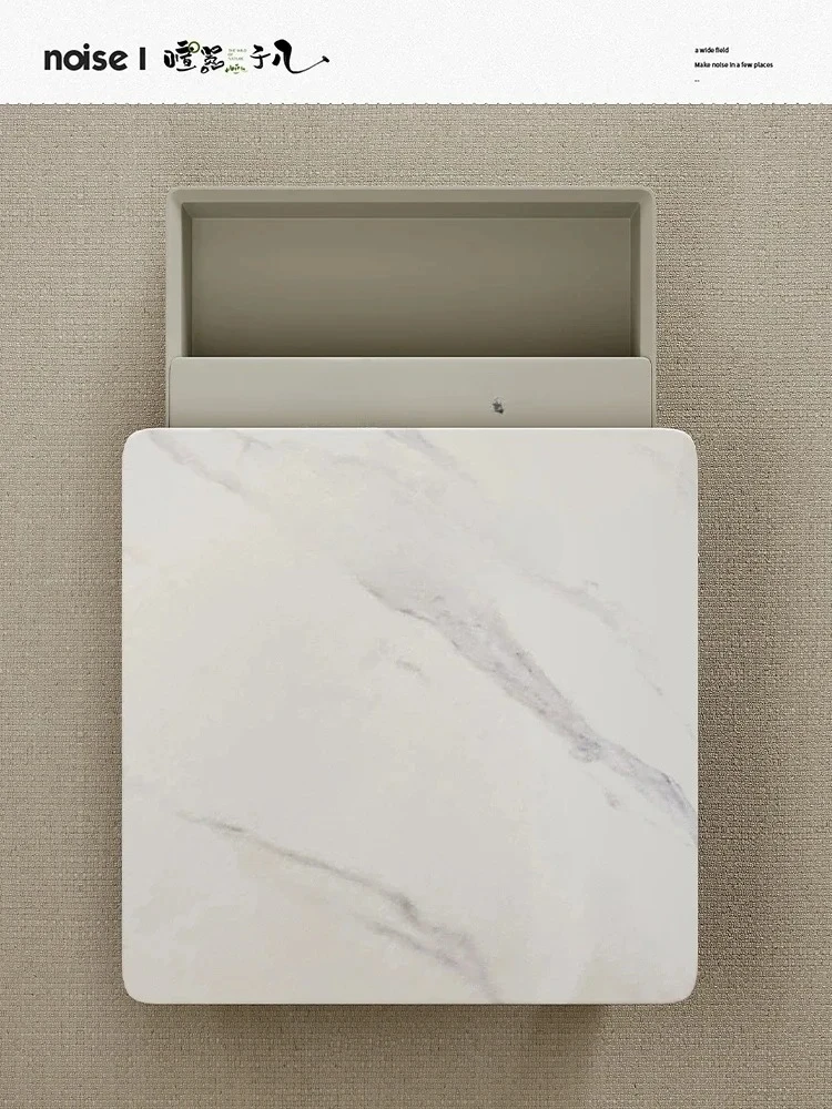 Minimalist Microlite High-End Shrink Coffee Table Square Simple Modern