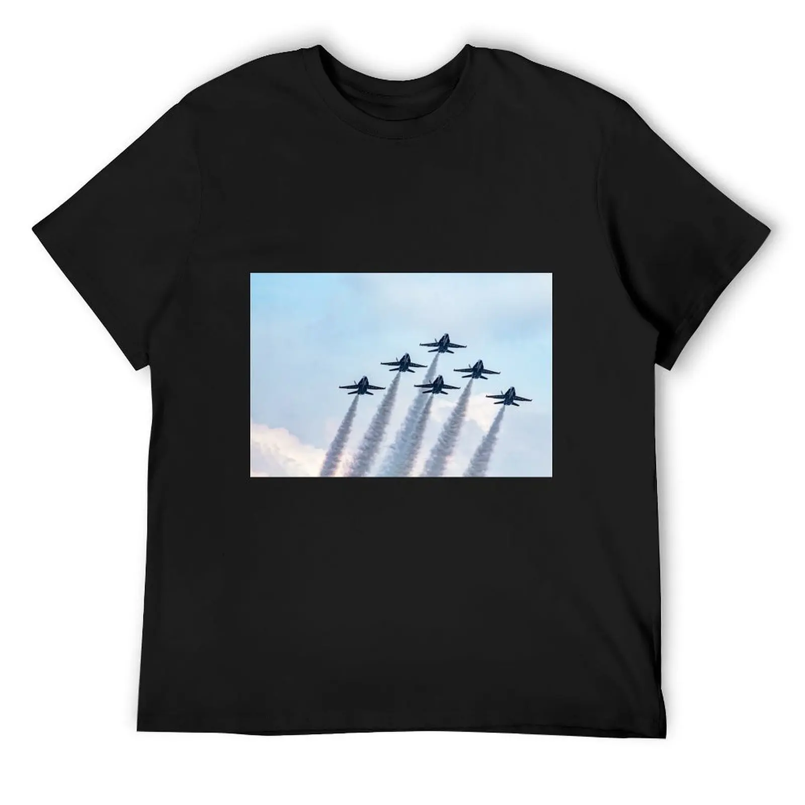 Blue Angels in Formation T-Shirt customs basketball graphic tees tees slim fit t shirts for men