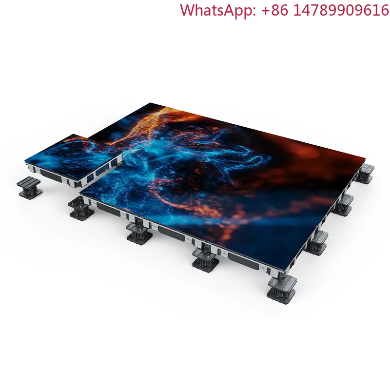 Easy-to-Install Indoor P2.5 LED Display Screen Full Color Floor Outdoor LED Floor Tile ScreenHigh-intensityFootTrafficHuman-Scre