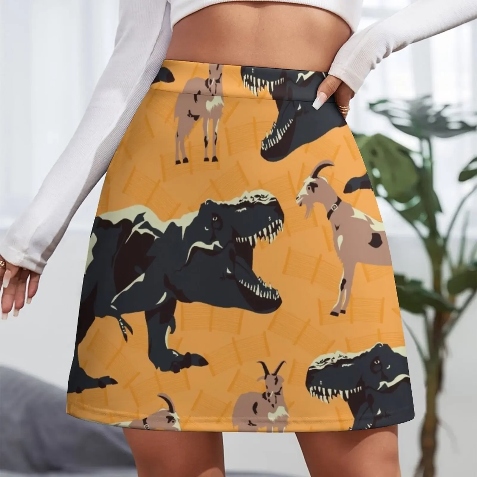 Dia Akan Makan Kambing? Rok Mini Pakaian Wanita Rok Wanita