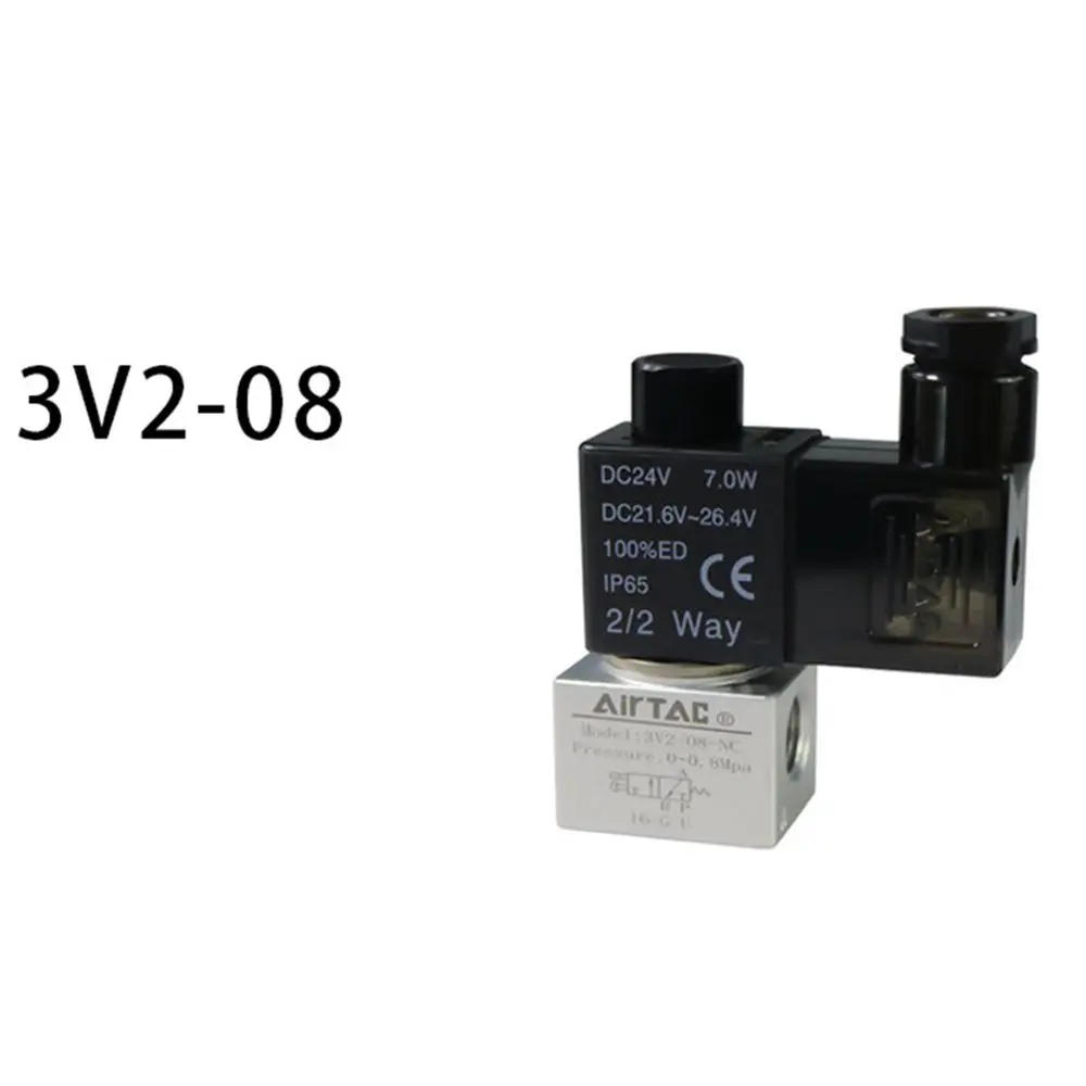 

24V 220V AIRTAC solenoid valve 3V2-06/08 3V3-08