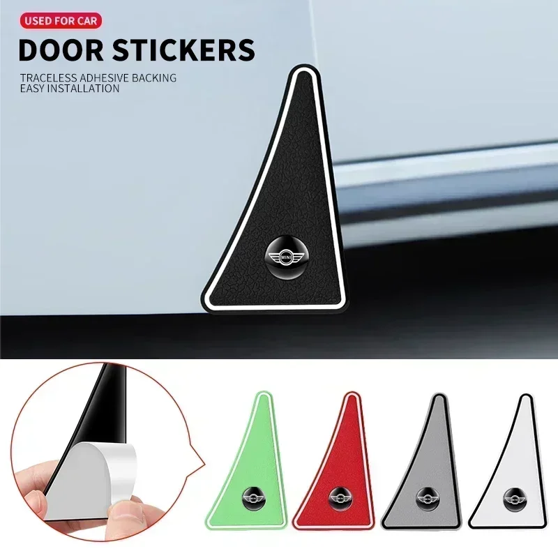 

Fashion Car Door Corner Anti-collision Covers Transparent Silicone Protector For BMW Mini Cooper One S R50 R53 R56 R60 F55 F56