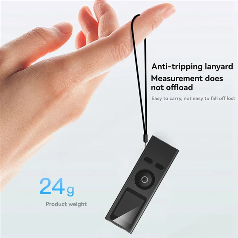 

AEE8-Qyvorae 30M Мини-лазерный дальномер Цифровая рулетка Лазерная линейка Type-C Зарядка Измерение фюзеляжа из алюминиевого сплава