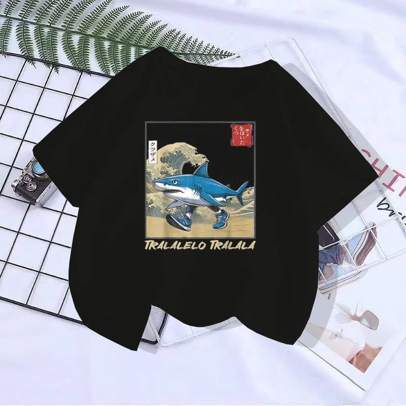 الإيطالية Brainrot الحيوانات الاطفال تي شيرت كابتشينو Assassino قصيرة الأكمام بلايز للأطفال مضحك ميمي لطيف المحملة الصيف الملابس