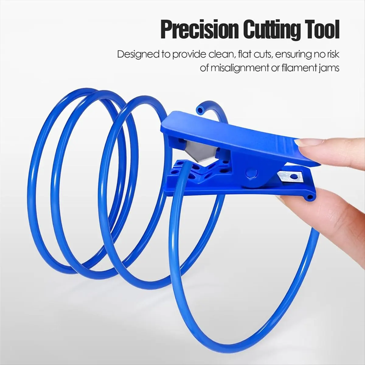AA14 Bowden Tubing Kit, PTFEtubing for 1.75 mm Filament, with PC4-M10 and PC4-M6 Fittings, Cutter A
