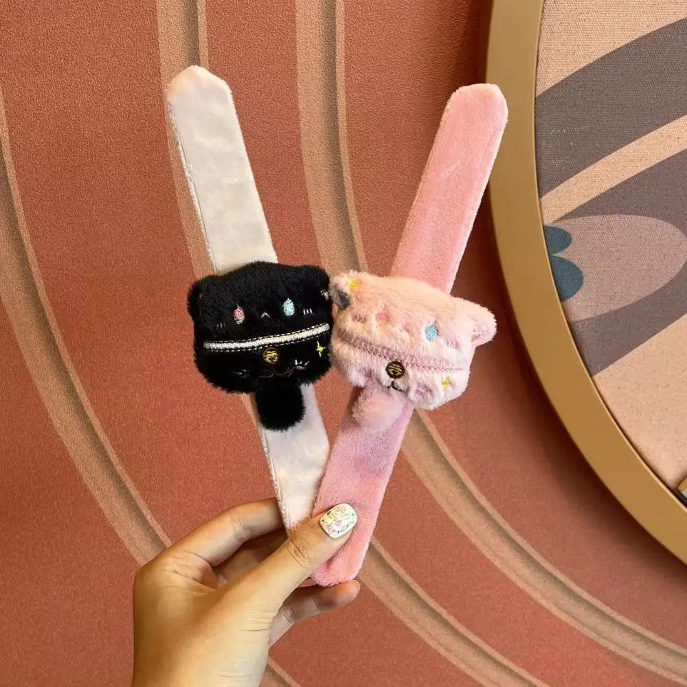 Simulation Cat Cat Slap Bracelet Series Wrist Style Cute Doll Plush Doll Slap Bracelet Creative Soft Cat Plush Wrist Band