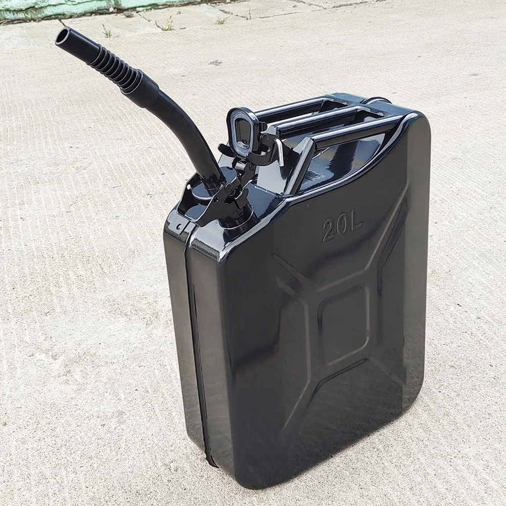 Metal Pour Spout For Large Capacity Oil Water Fuel Containers 5 To 20L Gallon Drum Filling Tool For Oil Pourer Transfer
