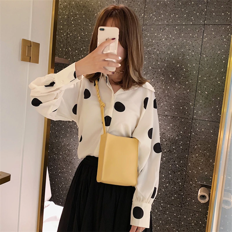 Girl Small Square Shoulder Bag Leather Weaving Belt Crossbody Bag Fashion Women Sloid Phone Pouch Vintage Messenger Package