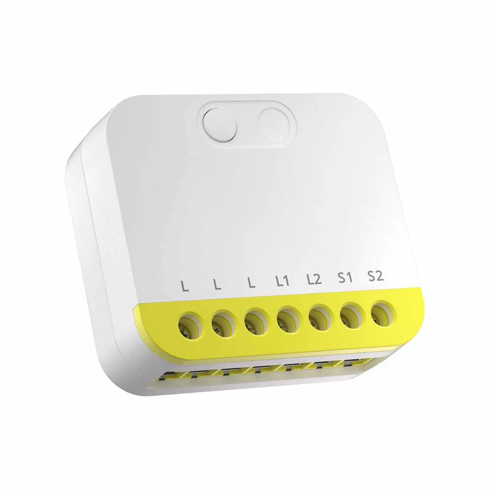 White Dual Channel Switch Smart Switch For Home Upgrade Smart Switch Independent Dual Control Supports Up To 12A Load For MINI